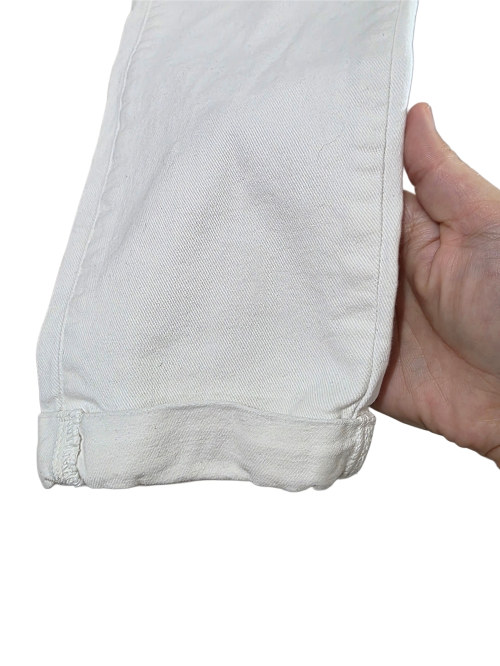 PAIGE Kylie Crop Jeans In Optic White - Picture 5 of 8